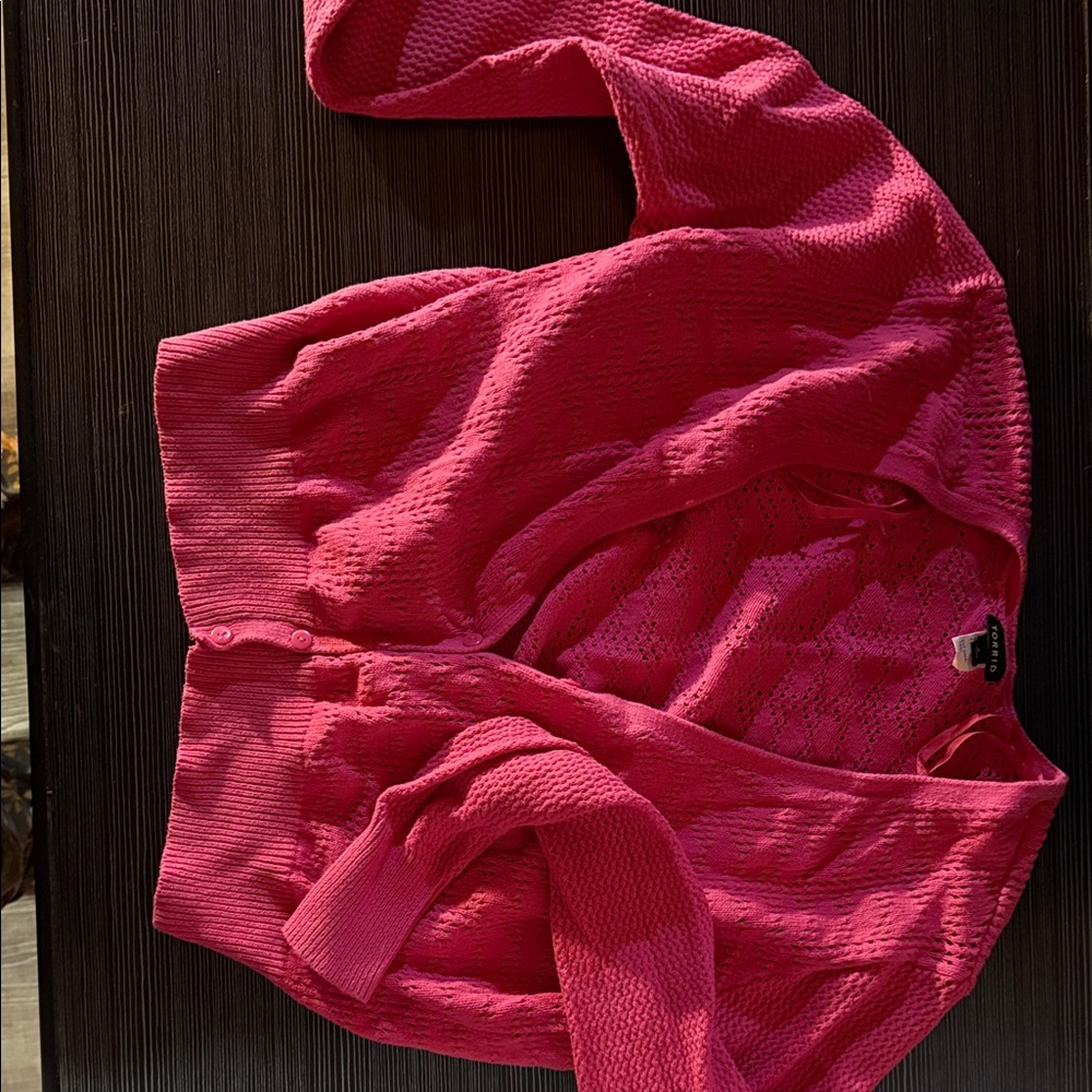 Torrid Pink Knit Sweater